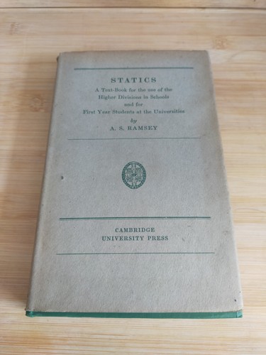 Statics ramsey 1946 - a.s.,