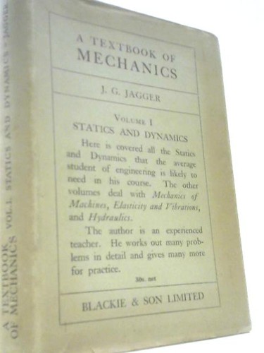 Textbook mechanics volume - textbook, of